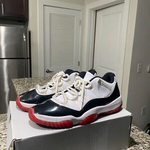 Jordan Black and Red Sneakers